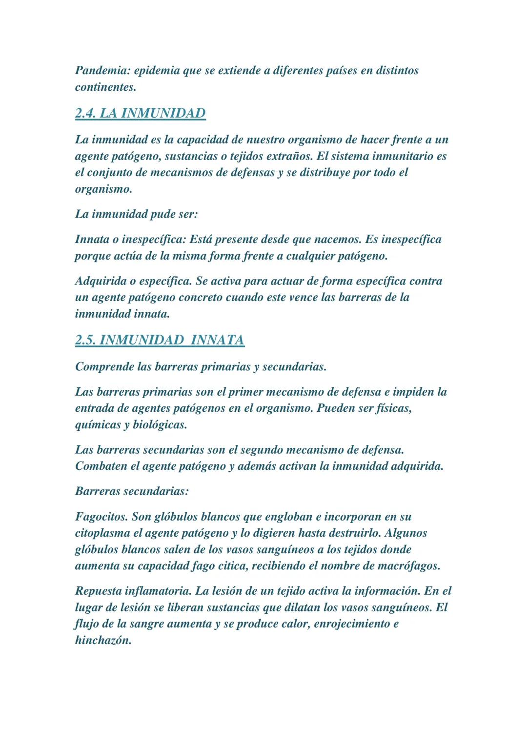TEMA 2. LA SALUD Y EL SISTEMA INMUNITARIO
2.1 TRANSMISIÓN DE LAS ENFERMEDADES
INFECCIOSAS
Es cualquier mecanismo que permite a un microorgan