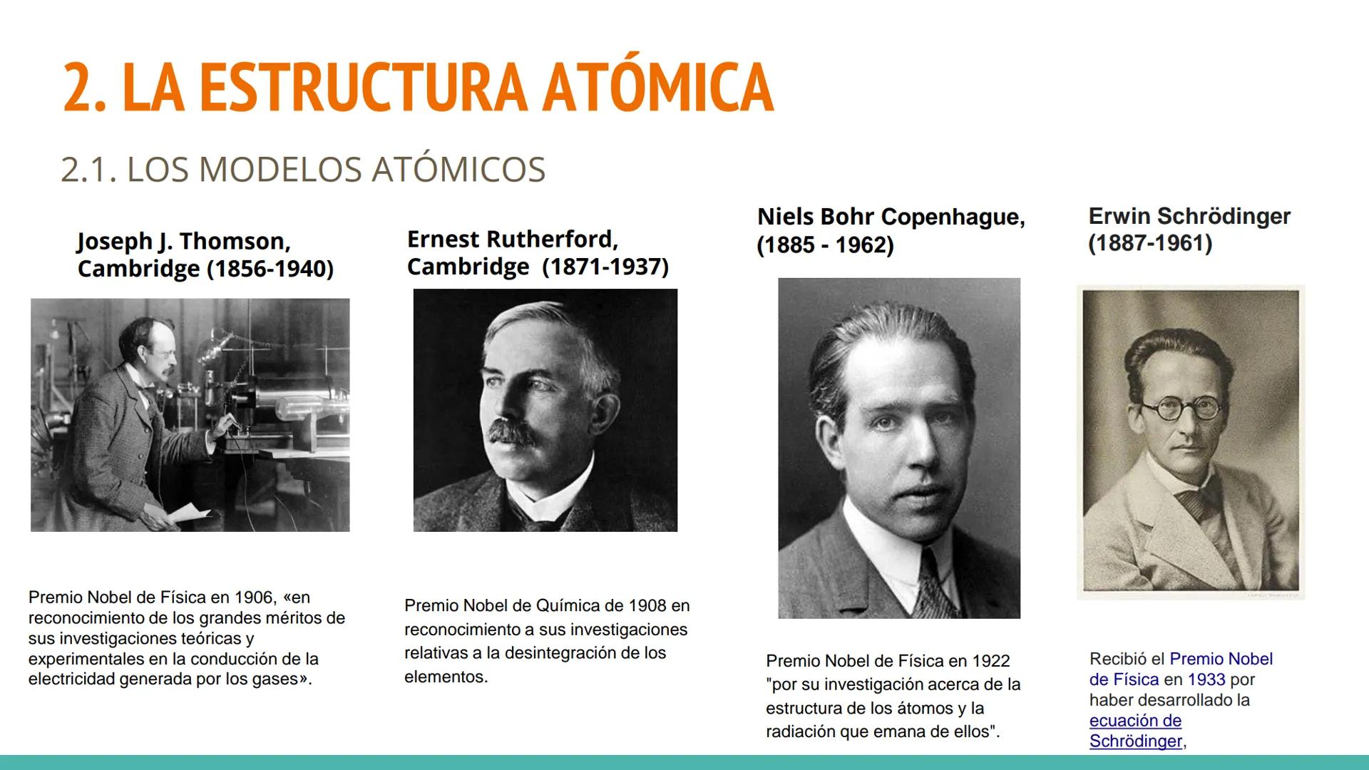 # Tema 2 Estructura atómica

1. La materia y los átomos
2. La estructura atómica
3. Radiación electromagnética: parámetros característicos
4