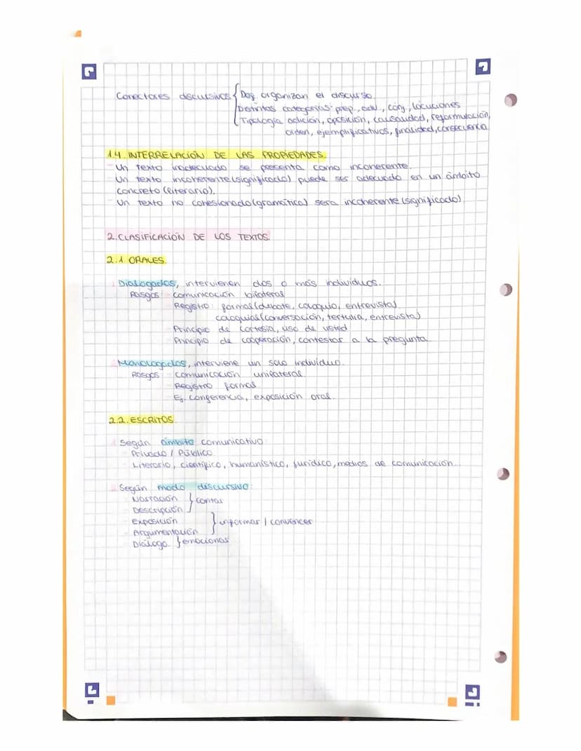 L
TEMA 2: EL TEXTO.
1. PROPIEDADES DEL TEXTO
4.1. ADECUACION (comunicacions
Deg. Propiedad por la que el texto se adapta al proceso comunica