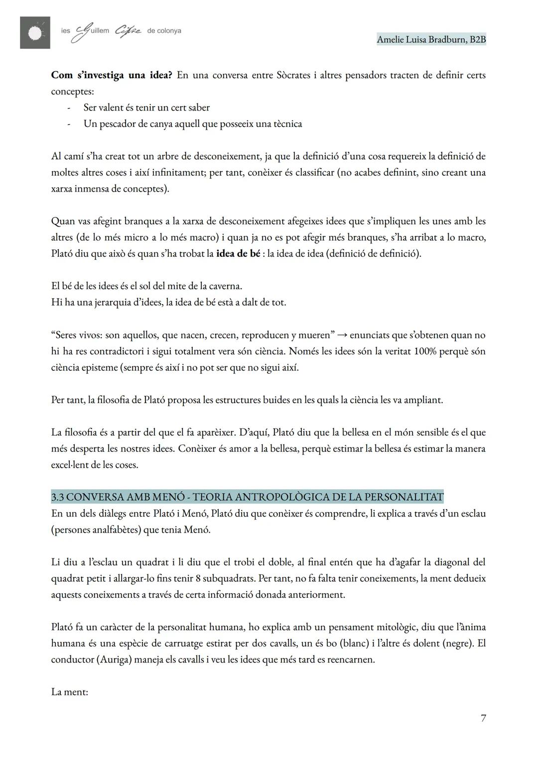 les Guillem Cifre de colonya
Amelie Luisa Bradburn, B2B
T.2 SOFISTES I SOCRATES
HISTÒRIA DE LA FILOSOFIA
1. ELS SOFISTES
El segle V el focus