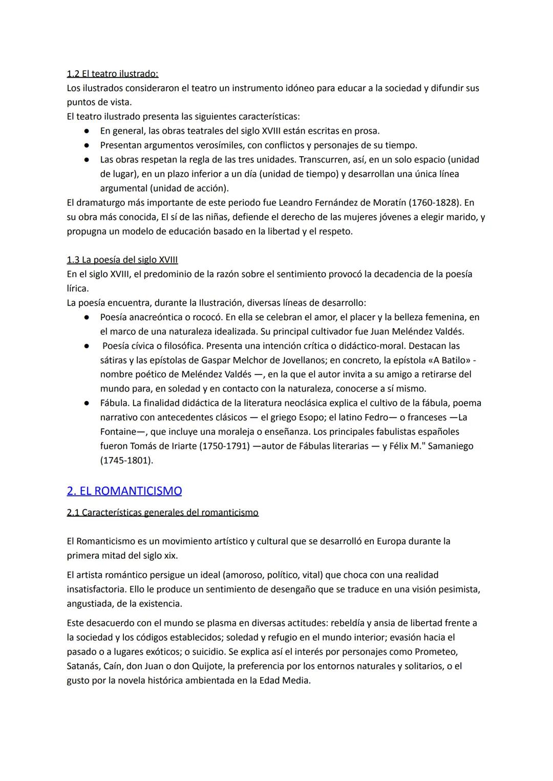 LITERATURA
1.LA ILUSTRACIÓN Y EL NEOCLASICISMO
Se conoce como ilustración el movimiento cultural que se desarrolló en Europa durante el sigl