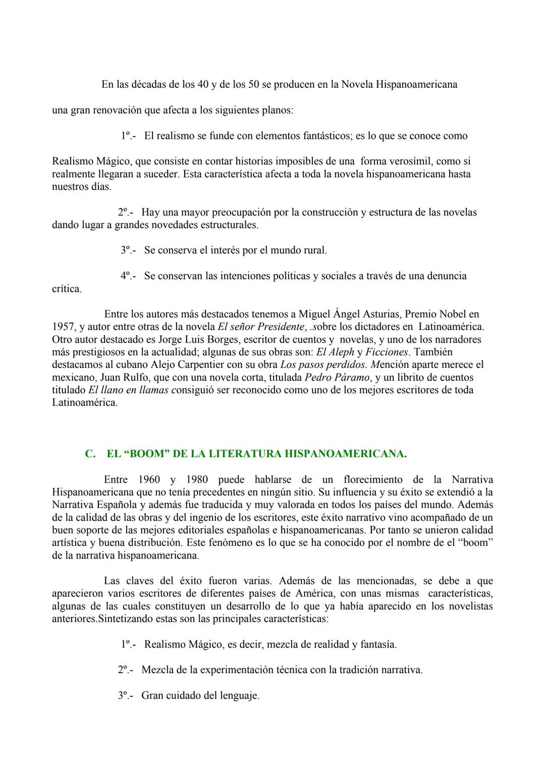 # TEMA 12. LA NOVELA HISPANOAMERICANA DEL SIGLO XX

1. CONTEXTO HISTÓRICO.

Los países hispanoamericanos alcanzaron la independencia de Espa