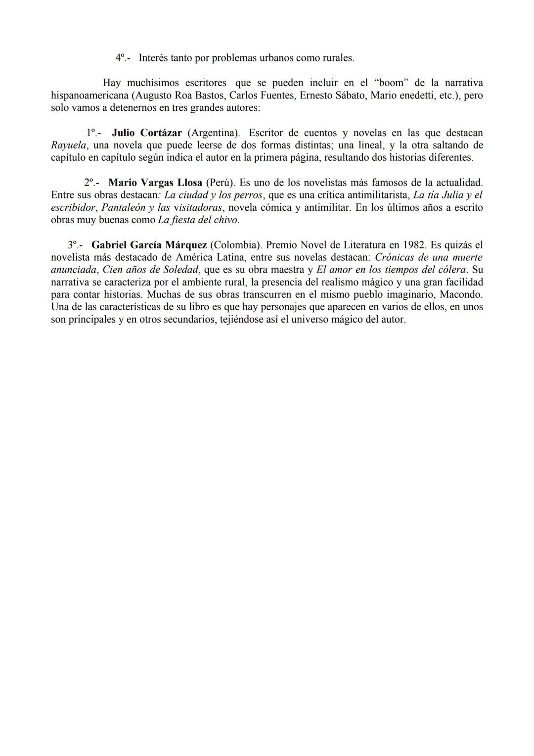 # TEMA 12. LA NOVELA HISPANOAMERICANA DEL SIGLO XX

1. CONTEXTO HISTÓRICO.

Los países hispanoamericanos alcanzaron la independencia de Espa