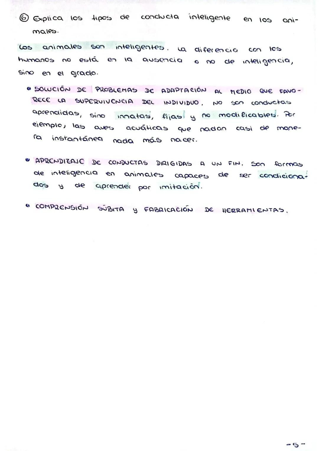 # ① Explica la teoría de la inteligencia de Spearman.

Según Spearman, la inteligencia estaba compuesta de dos tipos de factores:

- Uno gen