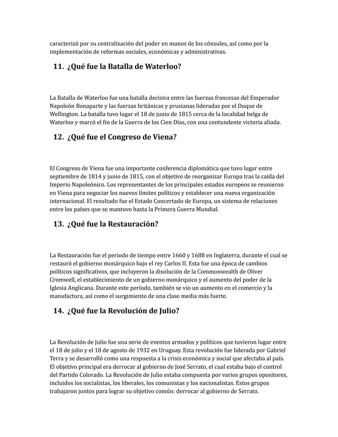 Ejercicio La Revolución Francesa
1.
¿Cuándo comenzó la Revolución Francesa?
La Revolución Francesa comenzó el 14 de julio de 1789, cuando un