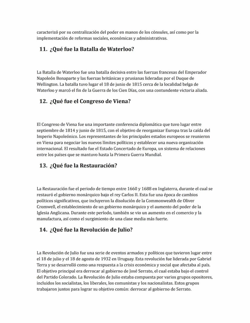 Ejercicio La Revolución Francesa
1.
¿Cuándo comenzó la Revolución Francesa?
La Revolución Francesa comenzó el 14 de julio de 1789, cuando un