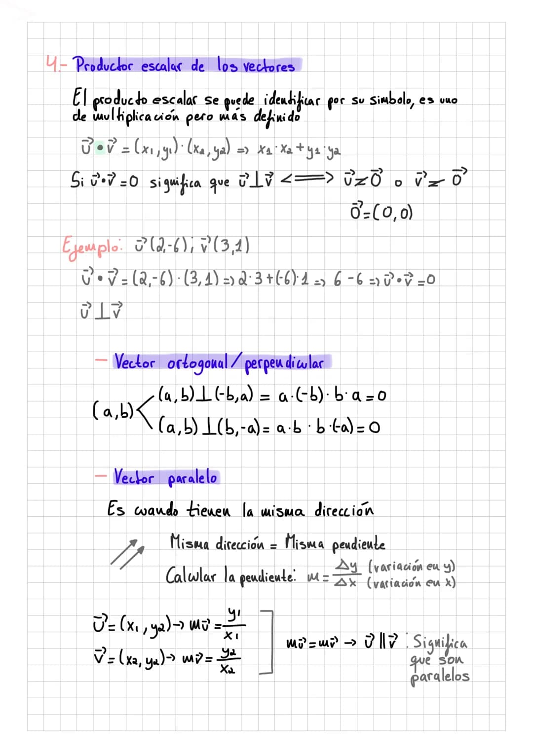 Vectores
1.- Definición
Un vector es un
escribe de
forma
3
ул
punto
va
que
de
Uu
segmento
•a AB (El vector va de A a B).
+++++++++>x
a
otro
