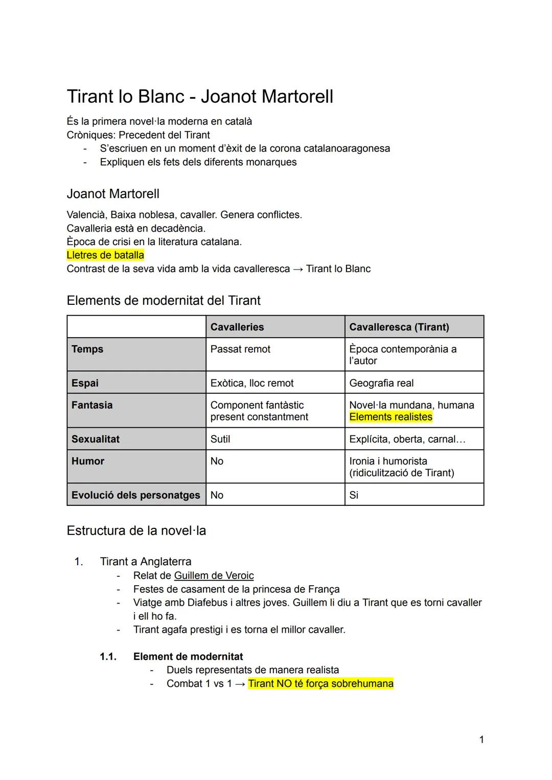 Tirant lo Blanc - Joanot Martorell
És la primera novel·la moderna en català
Cròniques: Precedent del Tirant
- S'escriuen en un moment d'èxit