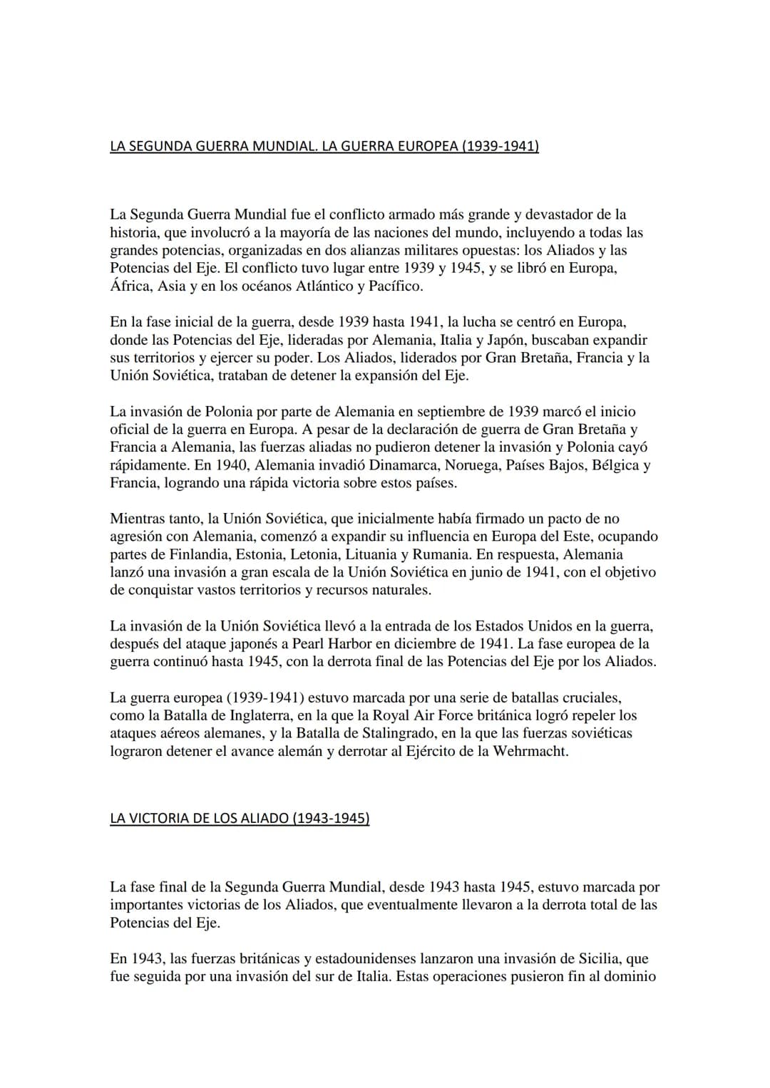 
<h2 id="lascausasdelasegundaguerramundial">Las causas de la Segunda Guerra Mundial</h2>
<ol>
<li><p><strong>Tratado de Versalles:</strong> 