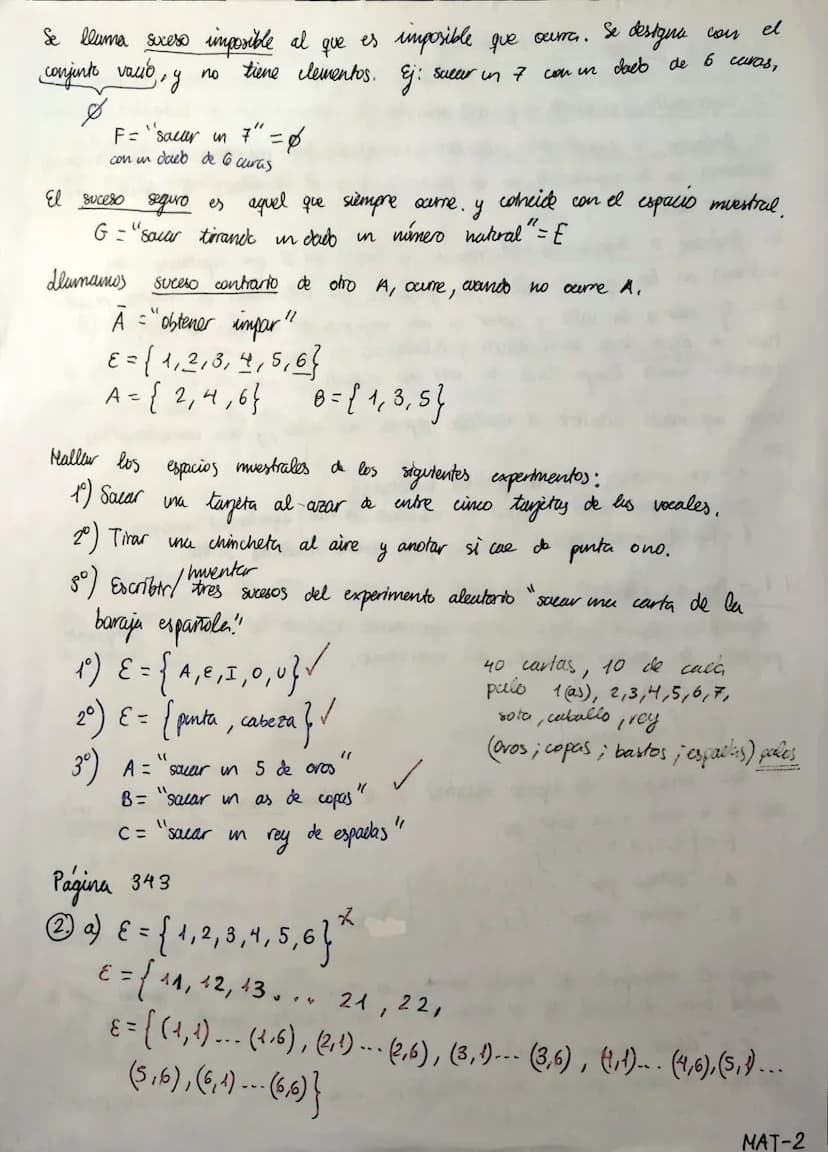 
<h2 id="experimentosaleatoriosydeterministas">Experimentos aleatorios y deterministas</h2>
<p>Un <strong>experimento aleatorio</strong> es 
