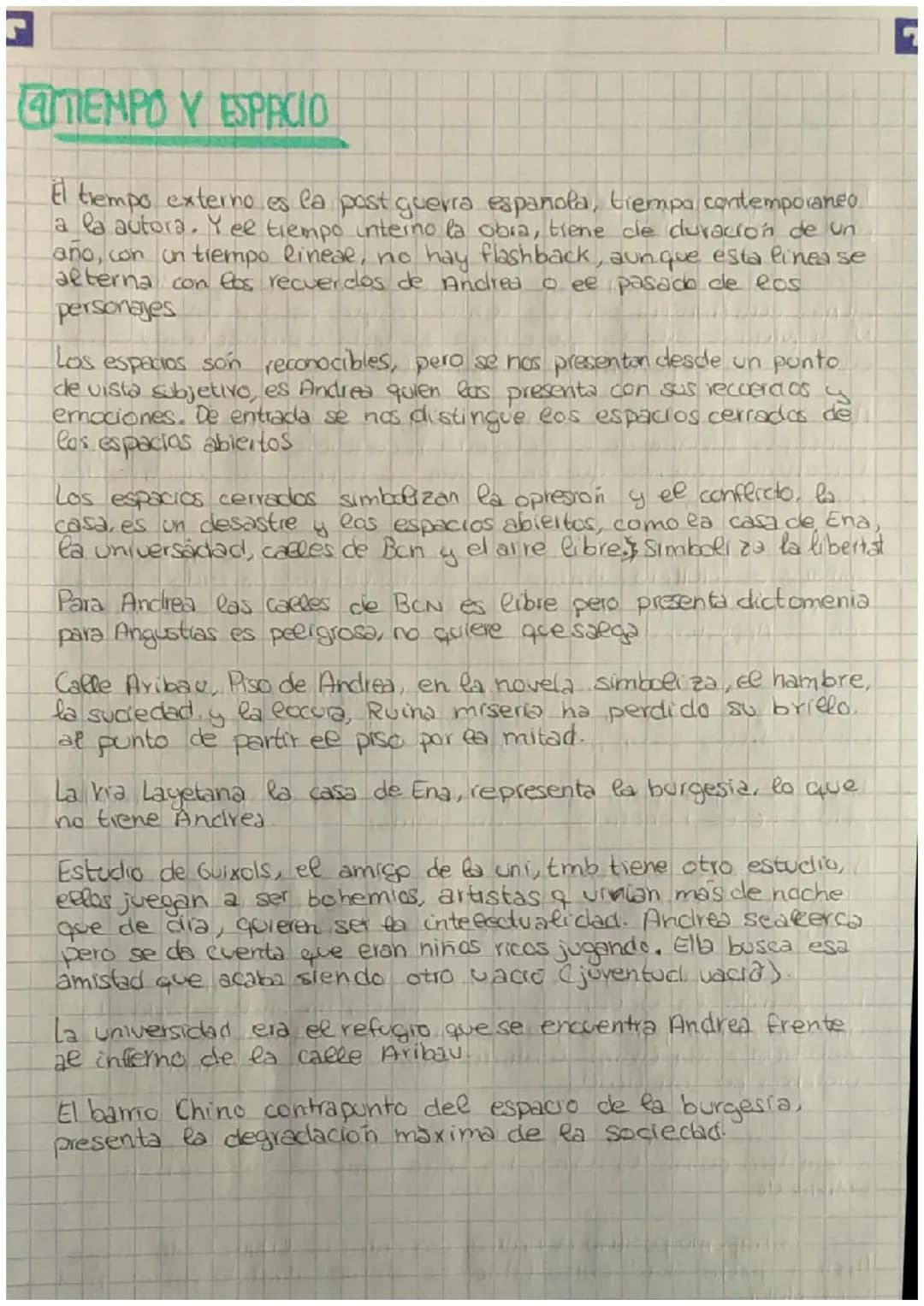 G Nada-carmen Laforet
CONTEXTO HISTORICO
12] CONTEXTO LITERARIO
3 ESTRUCTURA
4 TIEMPO Y ESPACIO
ET PERSONAJES
[6] TEMAS
7 ESTILO Y LENGUAJE
