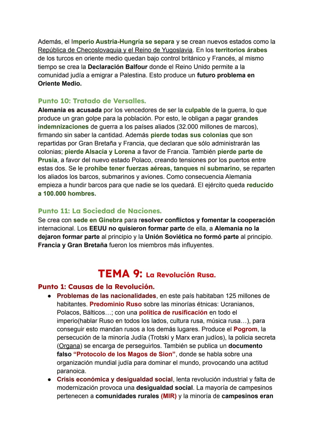 TEMA 8:Primera guerra mundial.
Punto 1: La Paz armada y las causas.
En el contexto internacional, existió una rivalidad entre países europeo