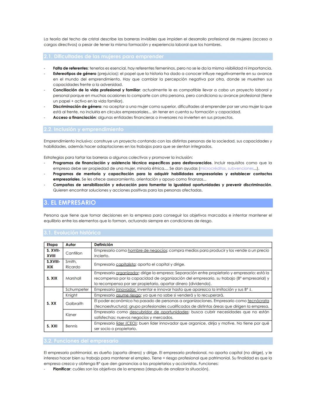 TEMA 2. EL EMPRENDIMIENTO
1. LA PERSONA EMPRENDEDORA
Persona que tiene decisión e iniciativa para realizar acciones que son difíciles o que 