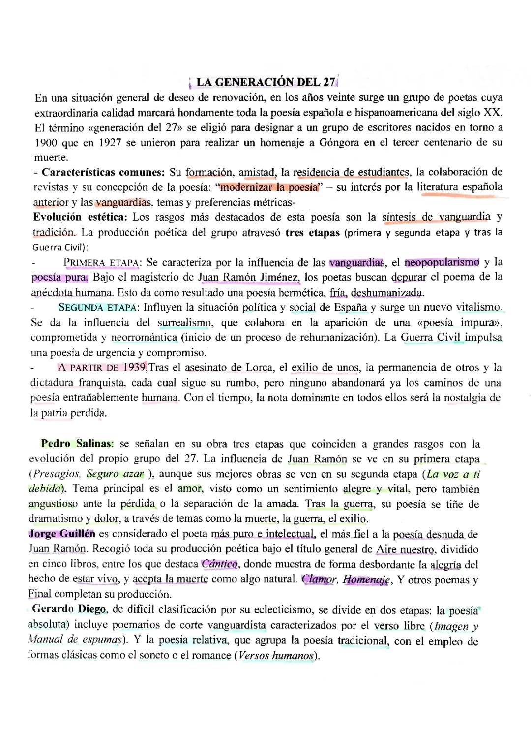 La Generación del 27: Características, Fundadores y Autores