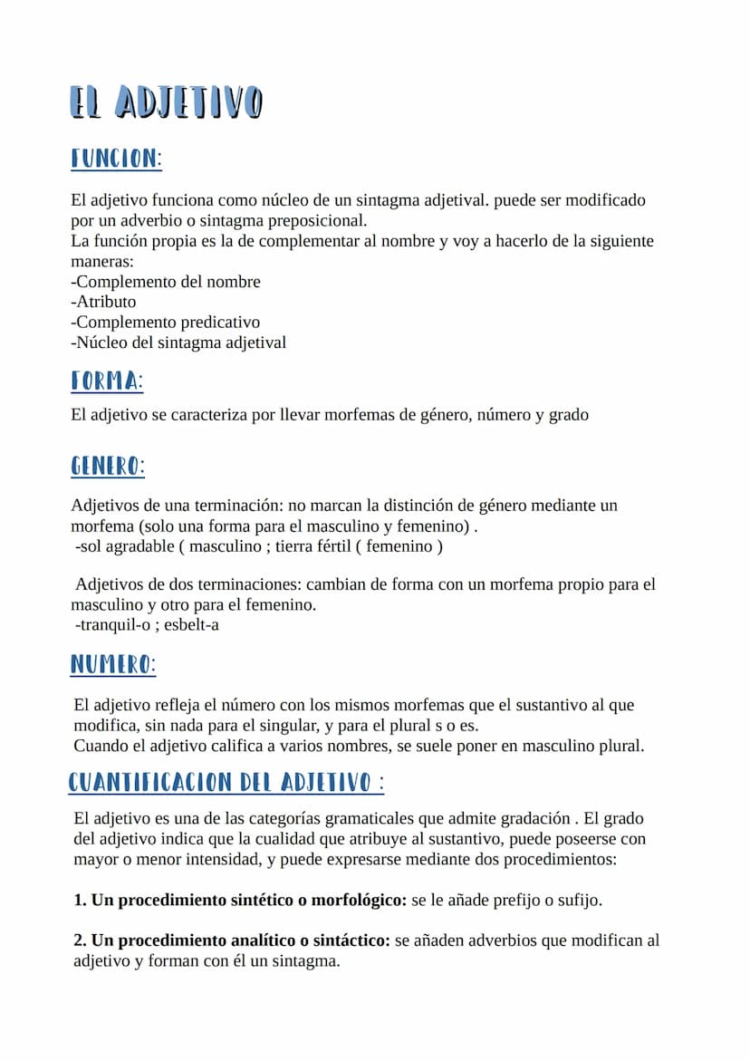 Lengua
LA PALABRA: CATEGORIAS GRAMATICALES
La palabra es la unidad lingüística divisible en unidades más pequeñas(monemas)
que poseen signif