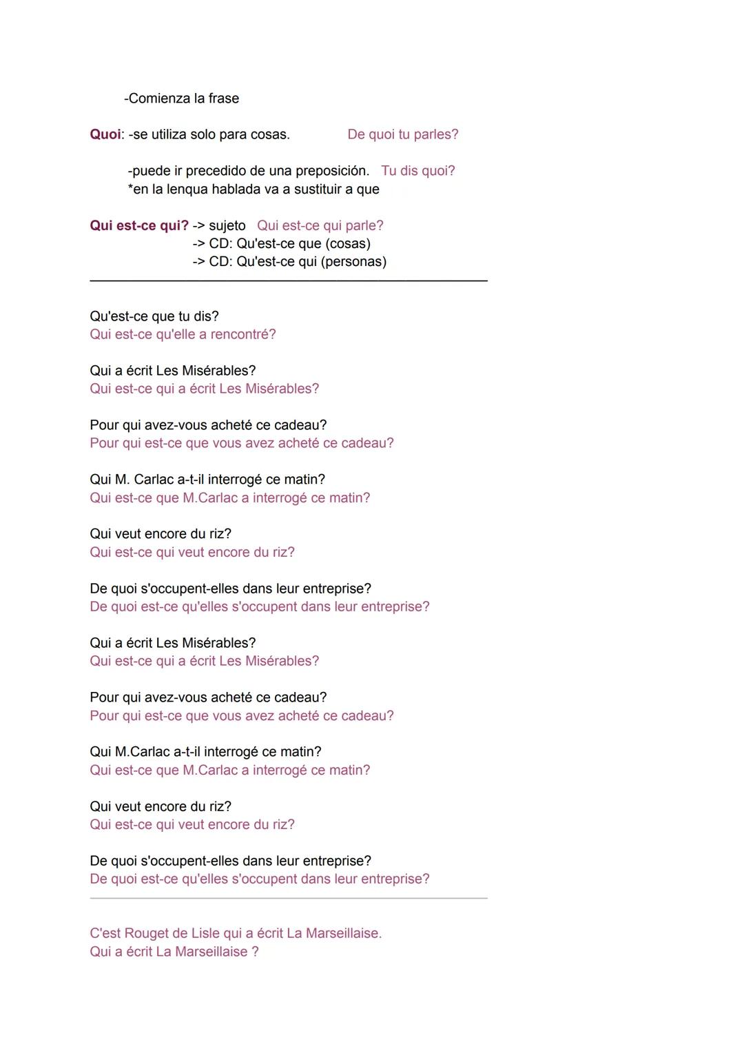 Los conectores
A) PARA ENUMERAR
-Premièrement, deuxièmement,
En premier lieu/ eu deuxième lieu...
D'abord/ ensuite/ puis/ après/ enfin
B) LA