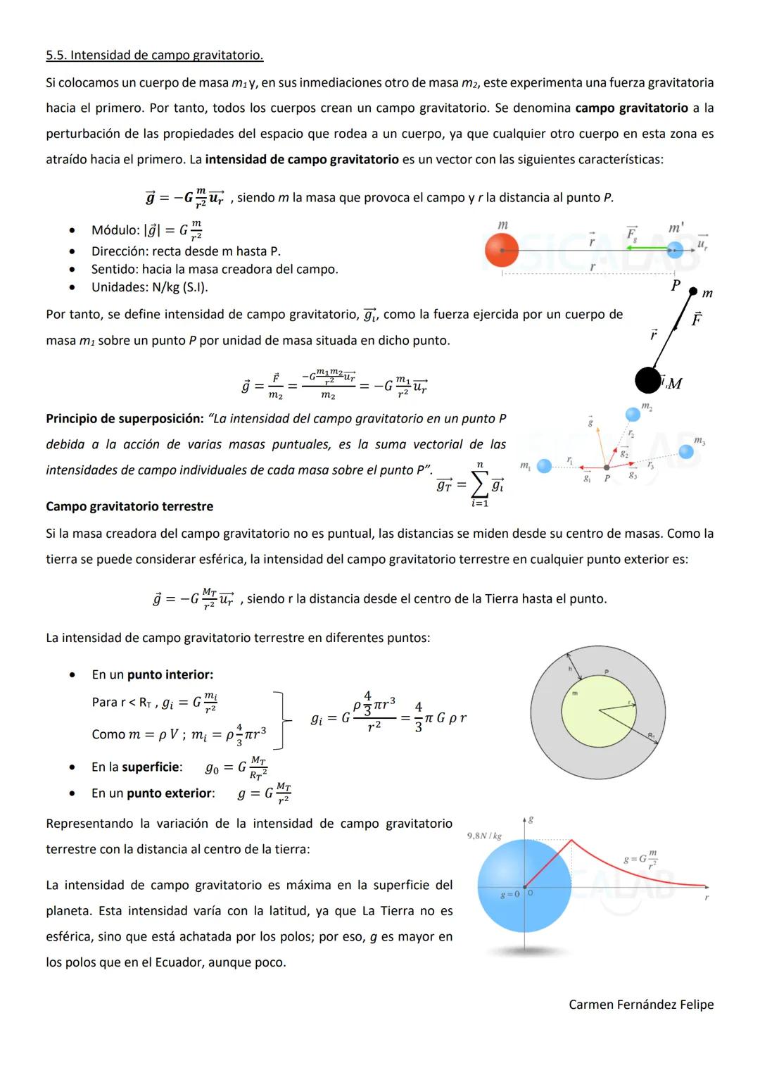 TEMA 5. INTERACCIÓN GRAVITATORIA.
Una de las mayores aportaciones que realizó Newton a la Física fue la Ley de la Gravitación Universal (S.X