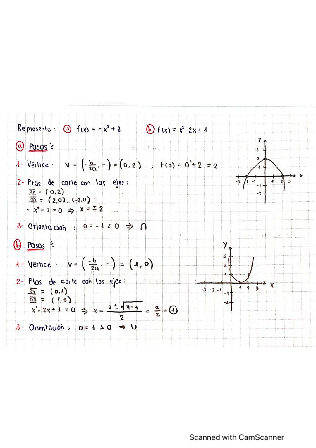 11/04/23

REPRESENTACIÓN DE FUNCIONES CUADRA CAS

F(x) = x²+x-2
(y=ax+bx+c)

Pasos~
www

Y
p= (-0.6, -2.25)
① VÉRTICE: $[V=(\frac{-b}{2a}, -