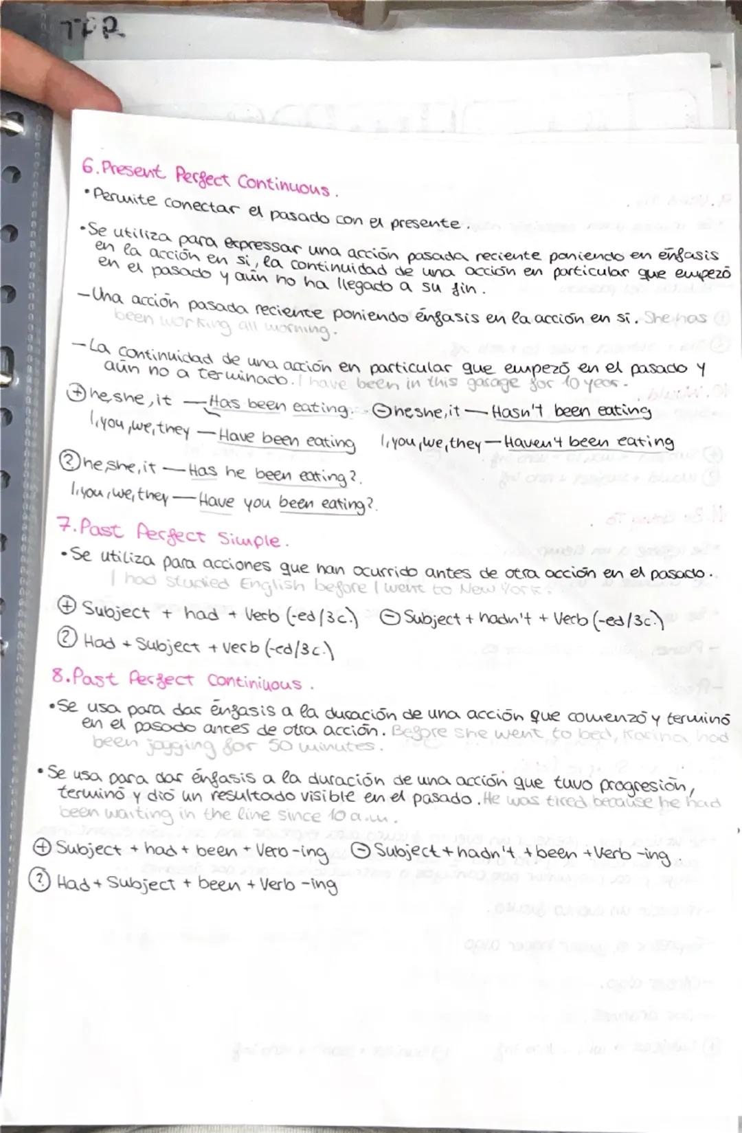 FINAL INGLES 4 ESO-GRAMMAR
1.Present Simple.
Se utiliza para acciones que ocurren en el presente.
Se usa para describir acontecimientos diar