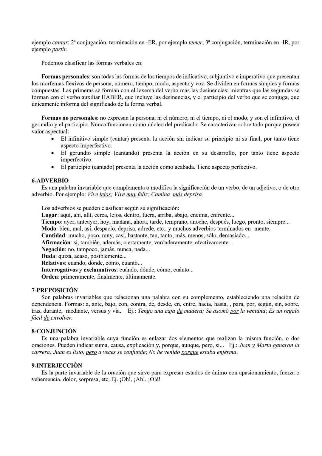 # CLASES DE PALABRAS (Recordatorio)

La palabra es un conjunto de sonidos o letras que nos transmite un significado. Podemos clasificar las
