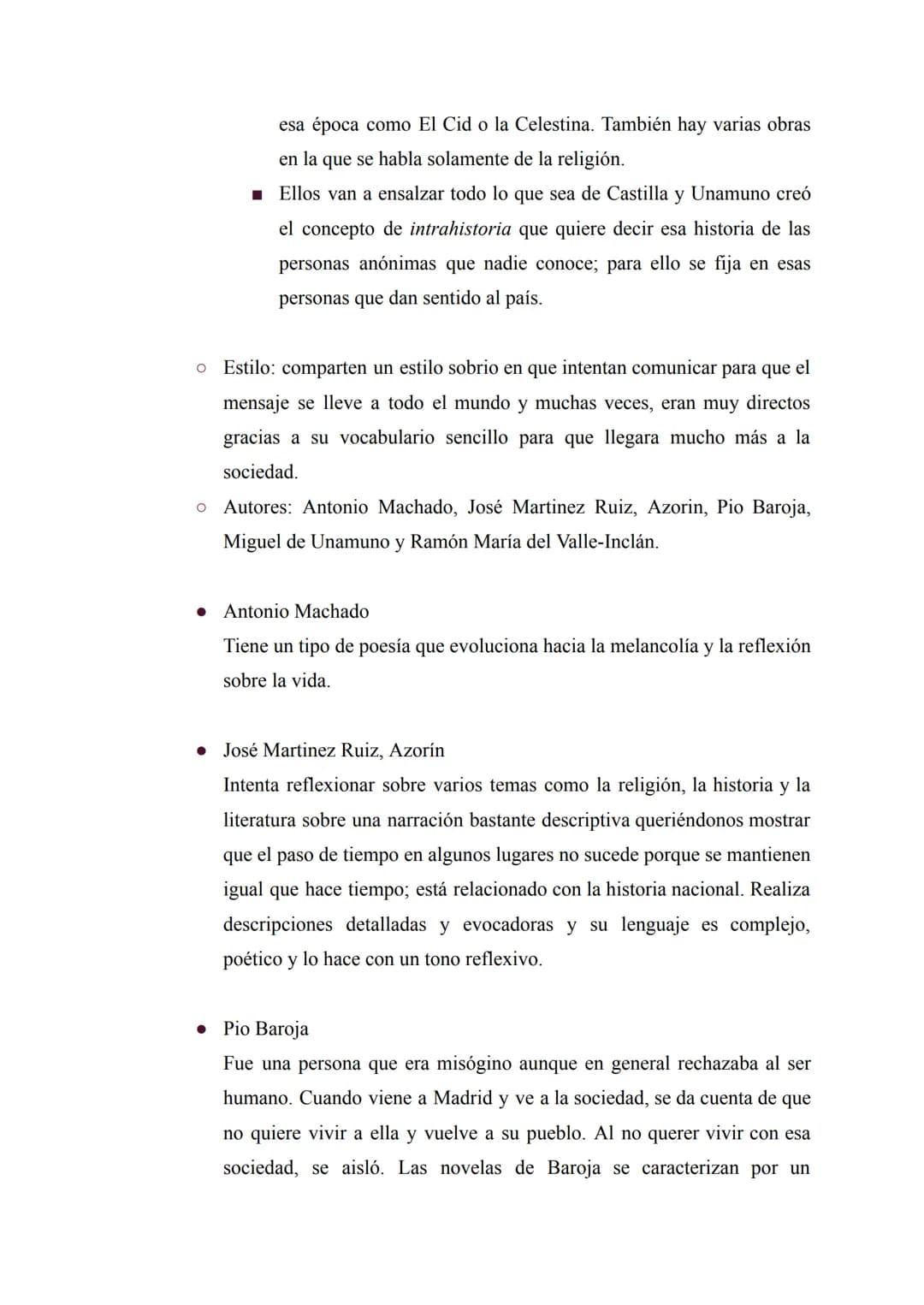 El modernismo y la generación del 98
• Contexto histórico: Fue un periodo tranquilo, con levantamientos y revueltas,
pero con una estabilida