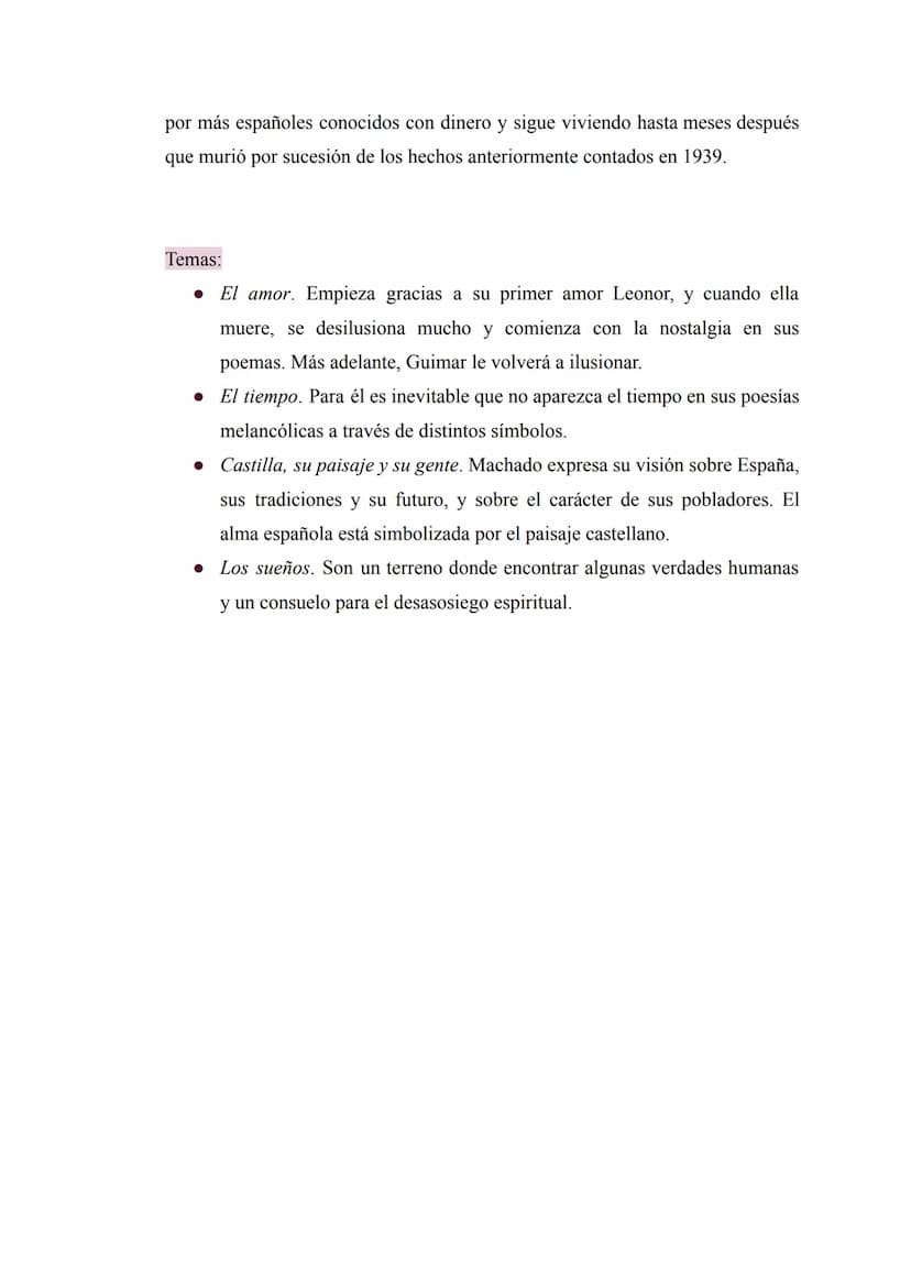 El modernismo y la generación del 98
• Contexto histórico: Fue un periodo tranquilo, con levantamientos y revueltas,
pero con una estabilida