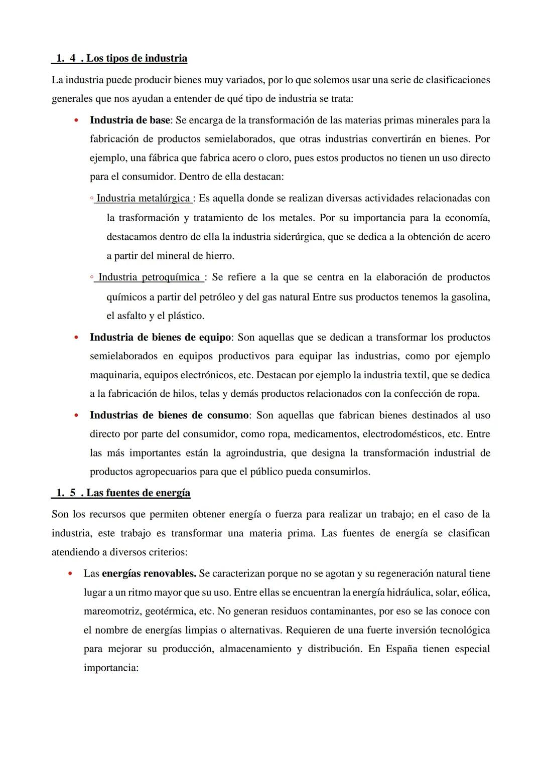 # 1. FACTORES DE LA ACTIVIDAD INDUSTRIAL

## 1.1. Características de la industria

La industria es una actividad económica que transforma la