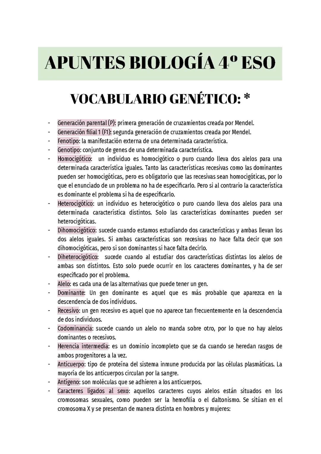 Apuntes biología