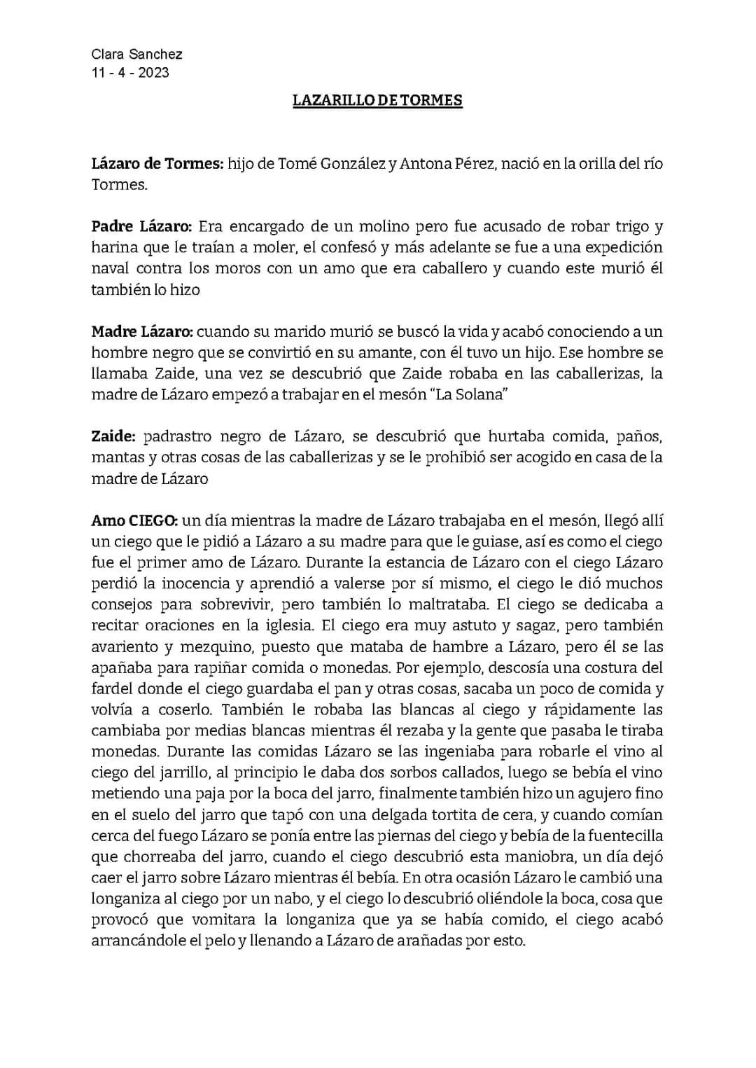 Lazarillo de Tormes