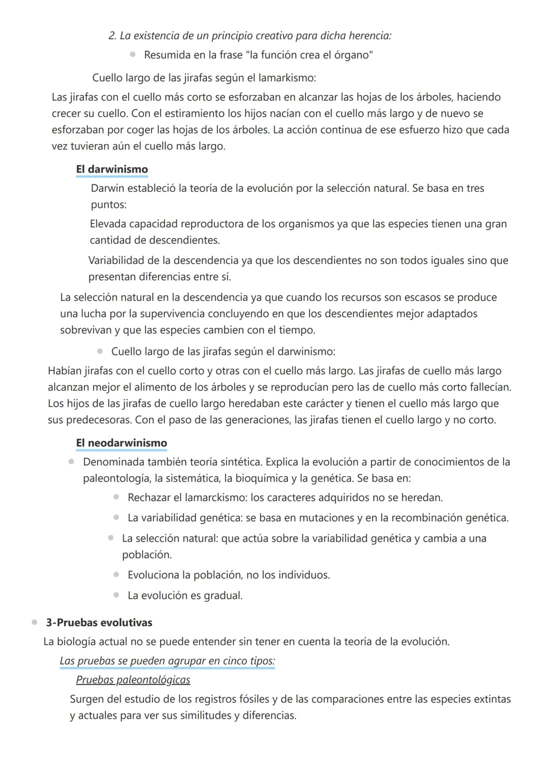 Biología - T5 - Origen y evolución de los seres vivos
• 1-Primeras teorías
● Explicaciones al origen de la vida
• Creacionismo
• Explicacion