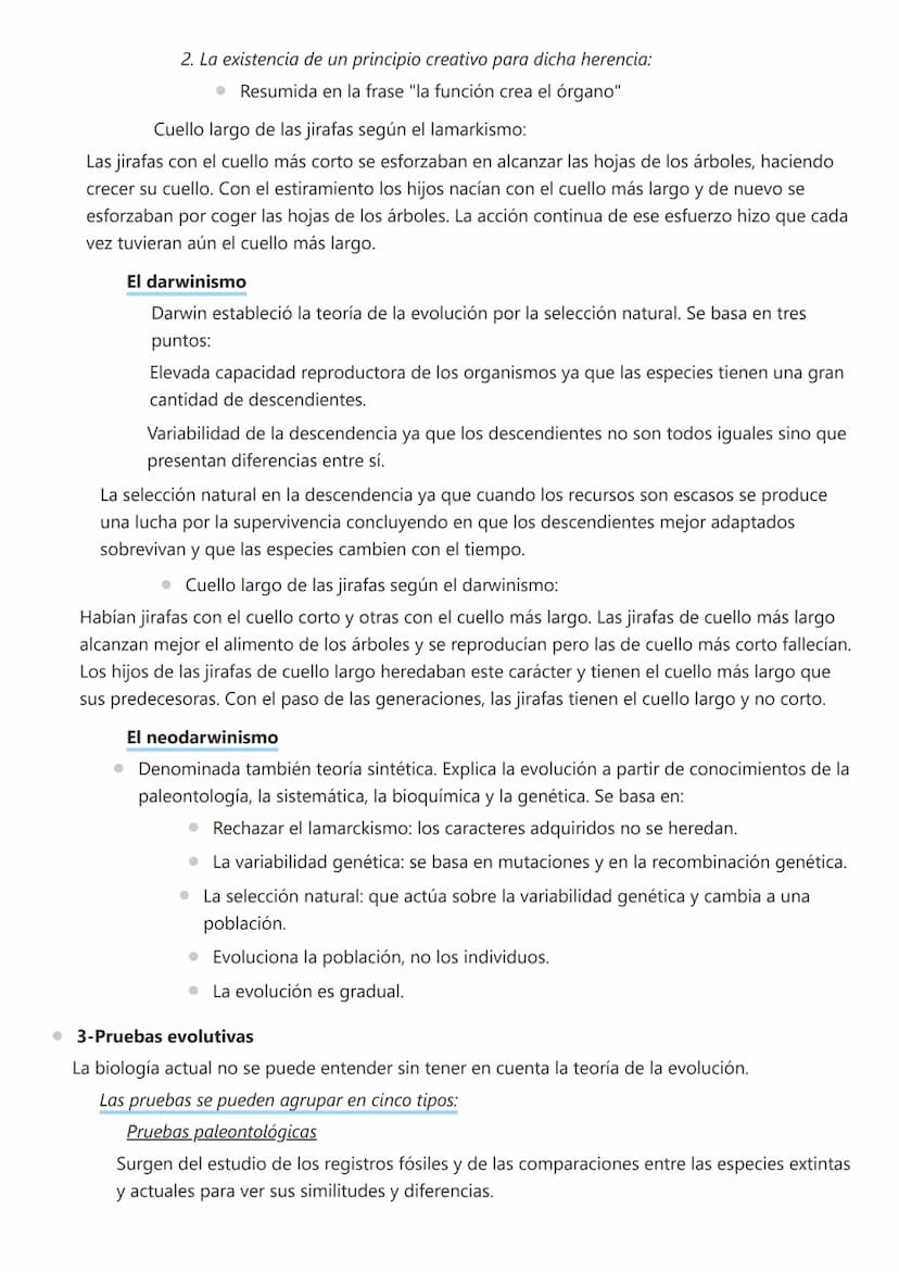 Biología - T5 - Origen y evolución de los seres vivos
• 1-Primeras teorías
● Explicaciones al origen de la vida
• Creacionismo
• Explicacion
