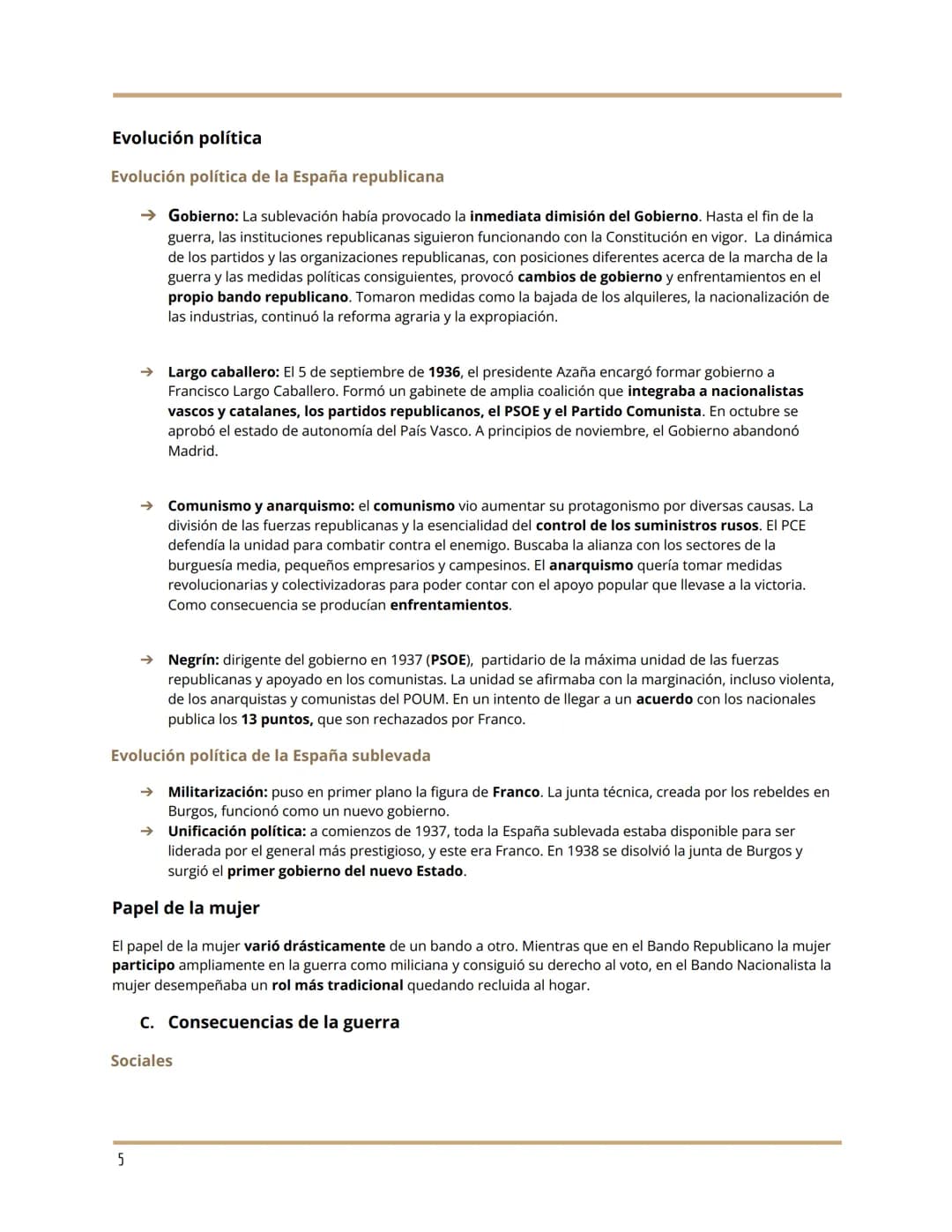 LA GUERRA CIVIL ESPAÑOLA
UNIDAD 1: Causas y consecuencias de las guerras s.XX
Antecedentes a la guerra
Tras un período muy inestable se inst
