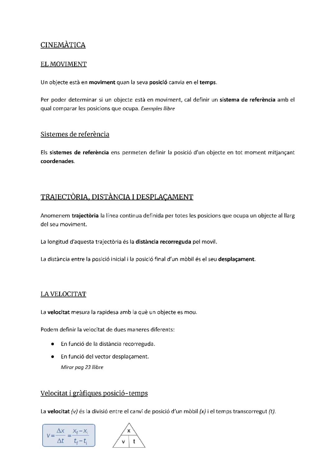 Cinemática: Conceptos y Ejemplos Claves