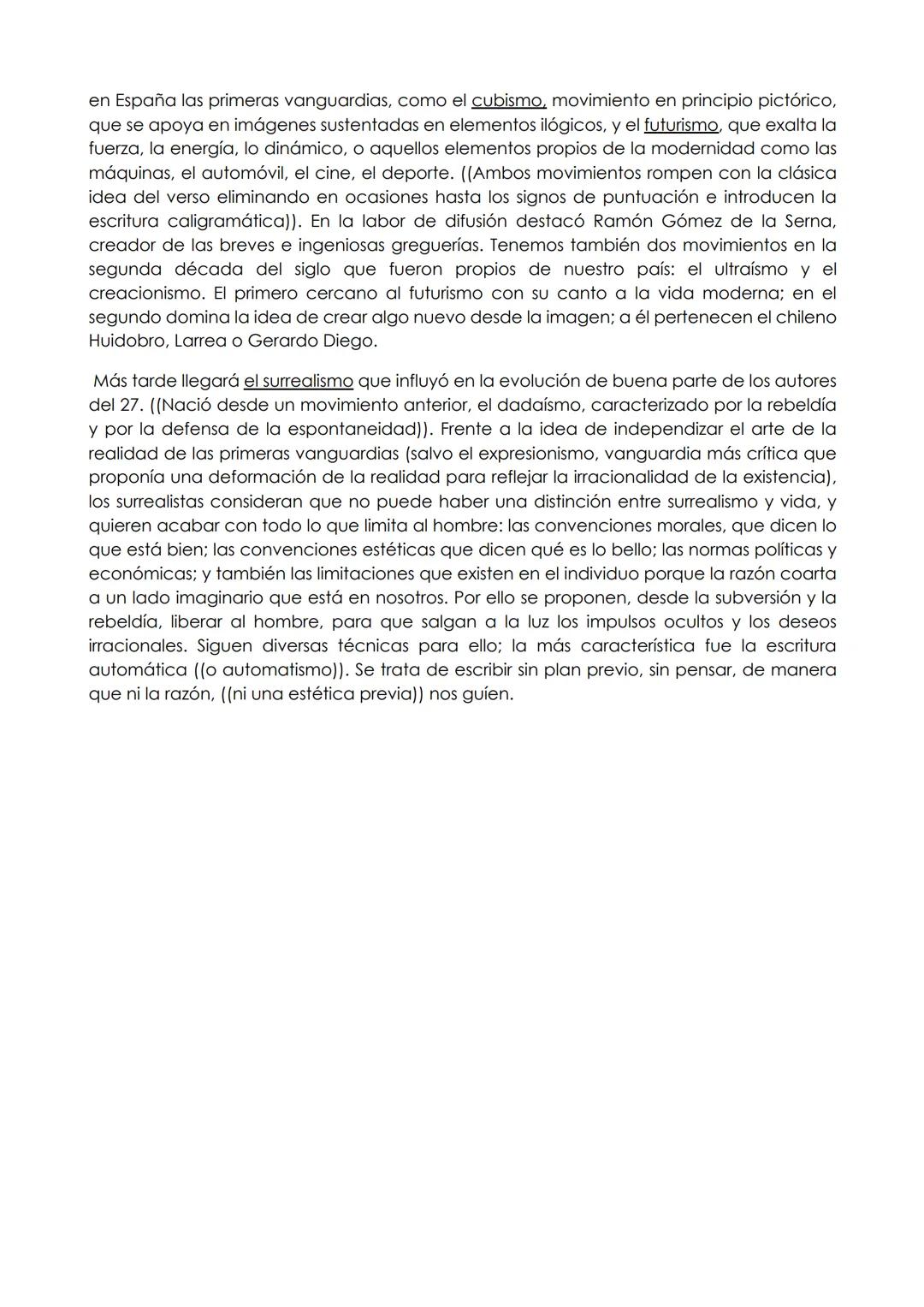 # NOVECENTISMO

Y VANGUARDIAS

En la segunda década del siglo XX, mientras se va agotando el modernismo ((y que autores
fundamentales de él,