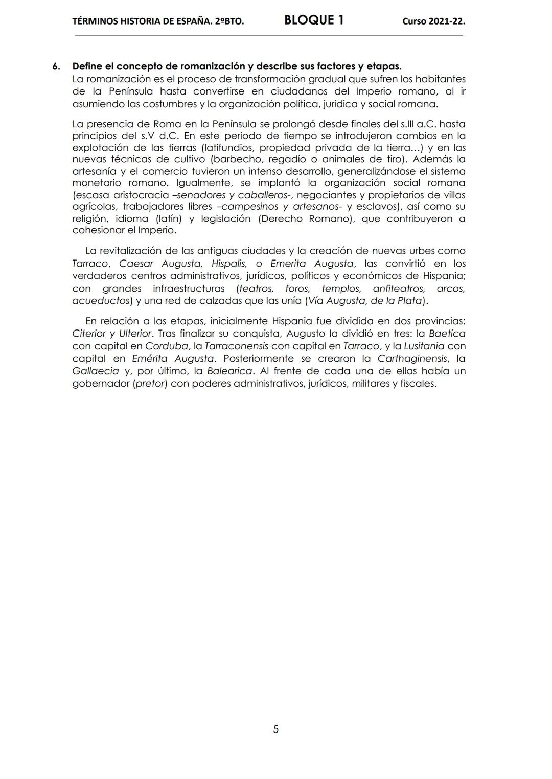 TÉRMINOS HISTORIA DE ESPAÑA. 2ºBTO.
BLOQUE 1
Curso 2021-22.

1. Economía y sociedad en el Paleolítico peninsular.

El Paleolítico en la Pení