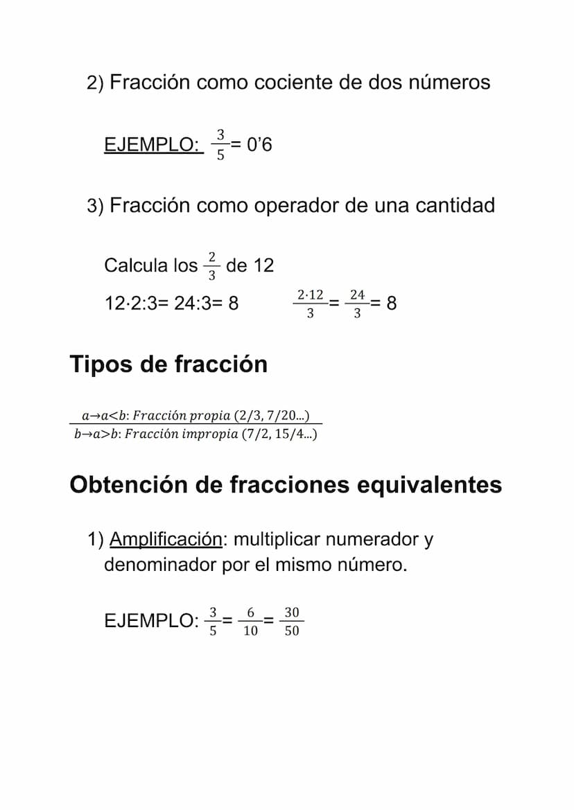 FRACCIONES
Fracción es una expresión donde a y b son
números naturales y b#0 (es un número
cualquiera diferente a 0).
a Numerador
b→Denomina