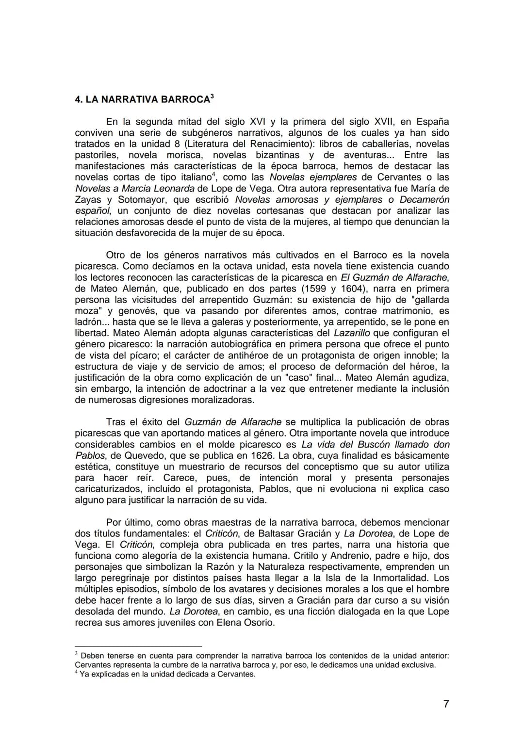 TEMA 10: LA LITERATURA BARROCA (SIGLO XVII)
1. Introducción
2. Características generales de la literatura barroca
2.1. Conceptismo y cultera