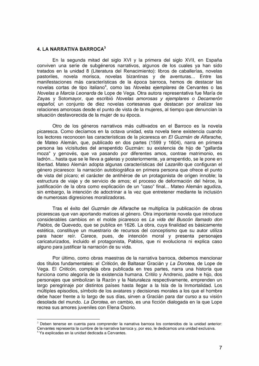 TEMA 10: LA LITERATURA BARROCA (SIGLO XVII)
1. Introducción
2. Características generales de la literatura barroca
2.1. Conceptismo y cultera