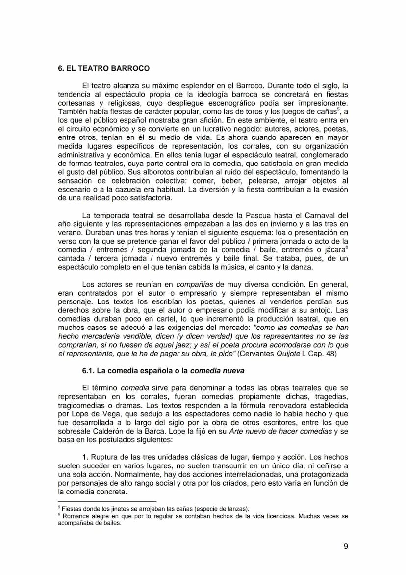 TEMA 10: LA LITERATURA BARROCA (SIGLO XVII)
1. Introducción
2. Características generales de la literatura barroca
2.1. Conceptismo y cultera