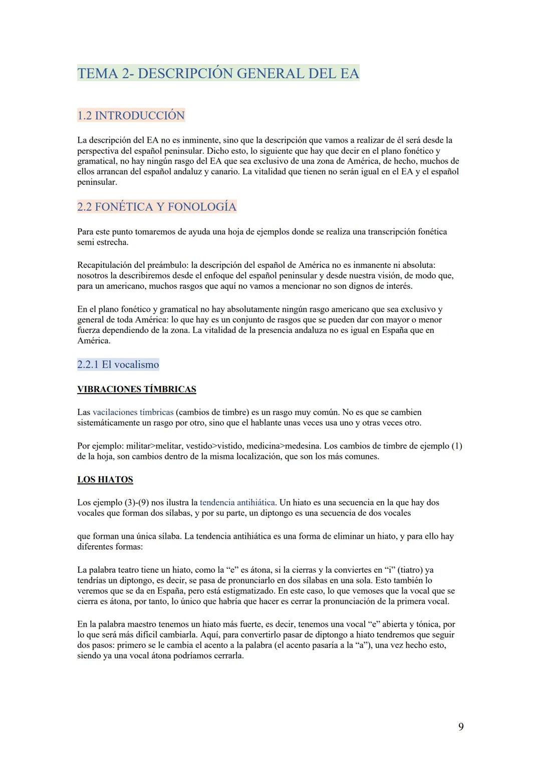 # EL ESPAÑOL

# EN AMÉRICA

MARTA IGLESIAS VERDASCO

CURSO 2022-2023 TABLA DE CONTENIDO

TEMA 1- EL ÁMBITO DEL ESPAÑOL AMERICANO (ΕΑ).......