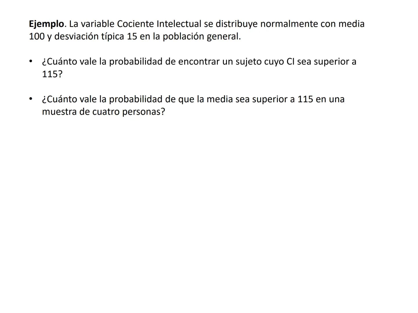 Introducción a la probabilidad
1. Variable aleatoria
- Función de probabilidad y distribución
- Valor esperado y varianza
- Parámetros y est