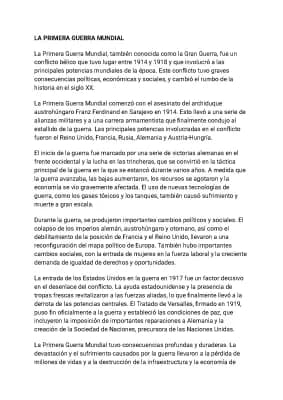Know Redacción Primera Guerra Mundial thumbnail
