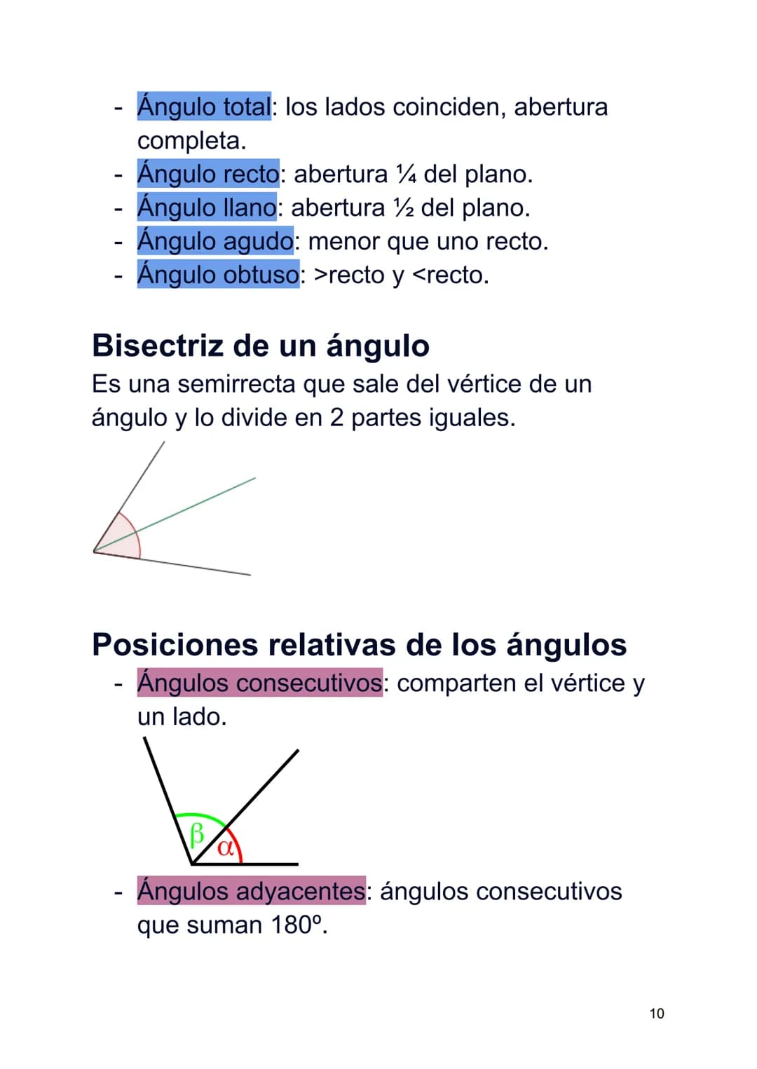 C
b
a
La recta
Es una línea que no tiene ni principio ni fin y está
formada por infinitos puntos.
S
Posiciones relativas de una recta
Parale