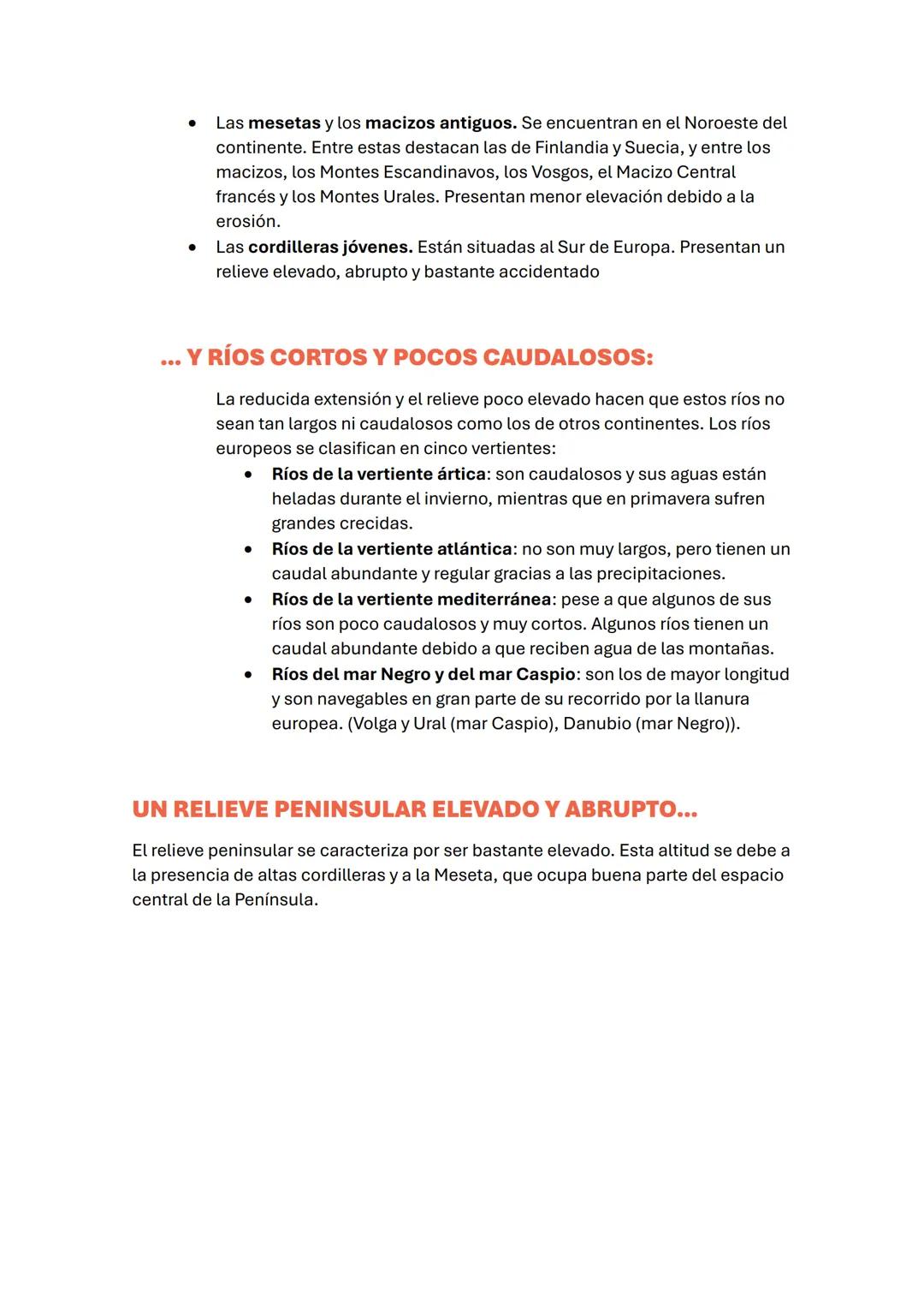 # TEMA 1:

# LOS PAISAJES CAMBIANTES

POLO NORTE

EL RELIEVE DEL MUNDO

Las formas del relieve Terrestre son muy diversas, pues son fruto de