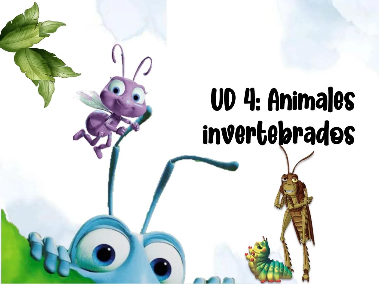 # UD 4: Animales

invertebrados # Invertebrados # 1: Los animales invertebrados

Los invertebrados constituyen el grupo de animales más
nume