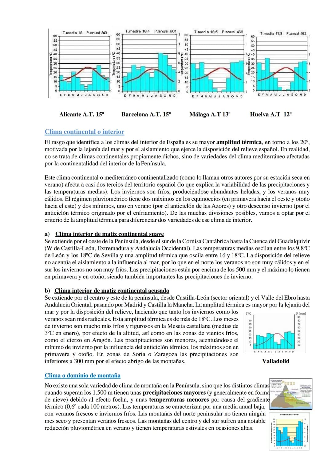 El Clima
Tema 3
TEMPERATURA
MEDIA ANUAL (°C)
Menos de 7,5⁰
De 7,5° a 10°
De 10° a 12,5⁰
De 12,5° a 15°
De 15° a 17,5°
De 17,5° a 20º TEMA 3: