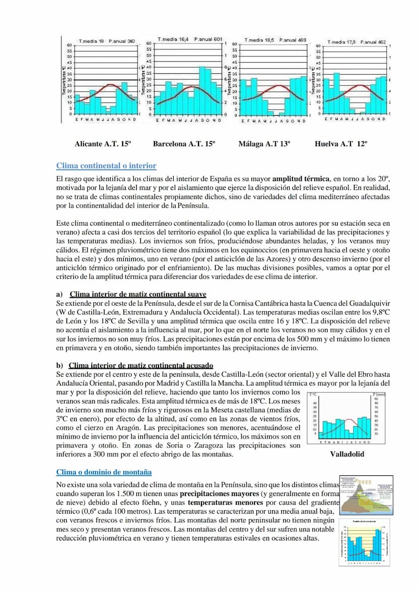 El Clima
Tema 3
TEMPERATURA
MEDIA ANUAL (°C)
Menos de 7,5⁰
De 7,5° a 10°
De 10° a 12,5⁰
De 12,5° a 15°
De 15° a 17,5°
De 17,5° a 20º TEMA 3: