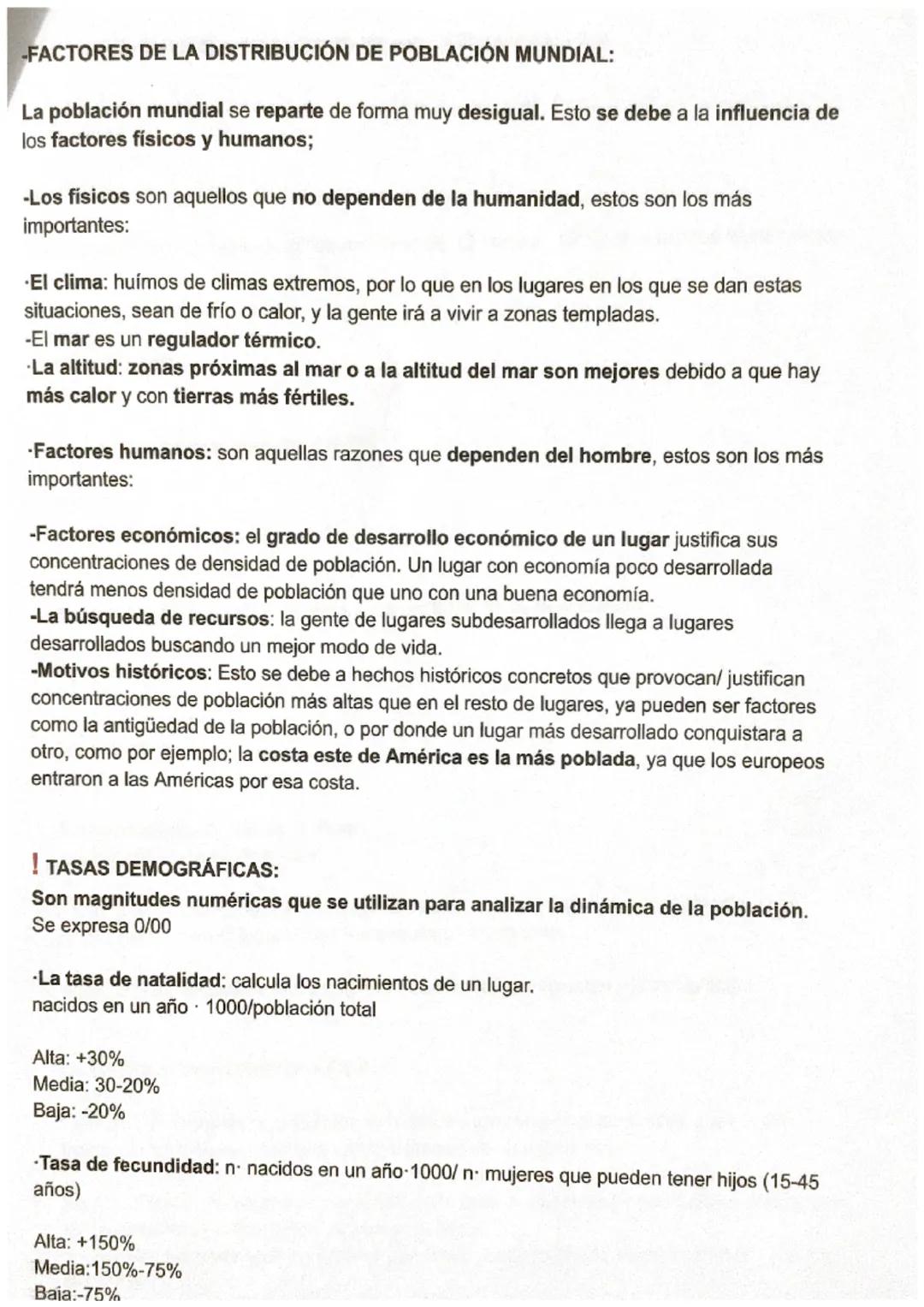 TEMA 1: DEMOGRAFÍA
La demografía es la ciencia que estudia las poblaciones humanas.
1000 millones de personas por cada década (10 años).
El 