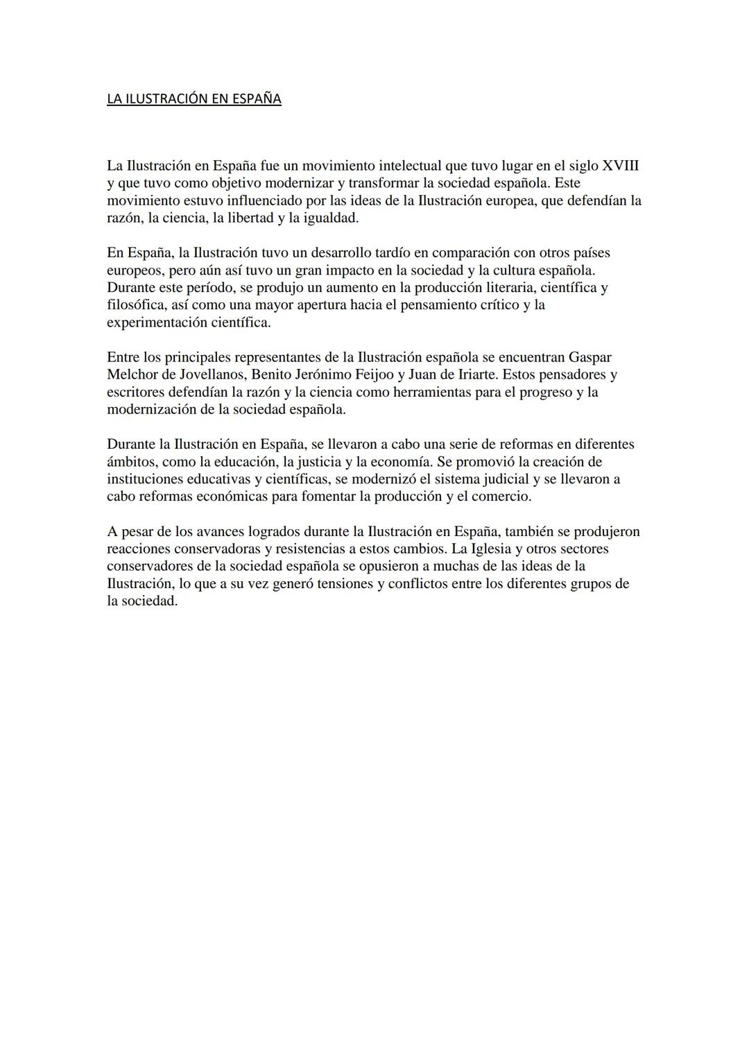 # LA ESPAÑA DEL SIGLO XVIII

Durante el siglo XVIII, España experimentó una serie de transformaciones importantes
en términos políticos, eco