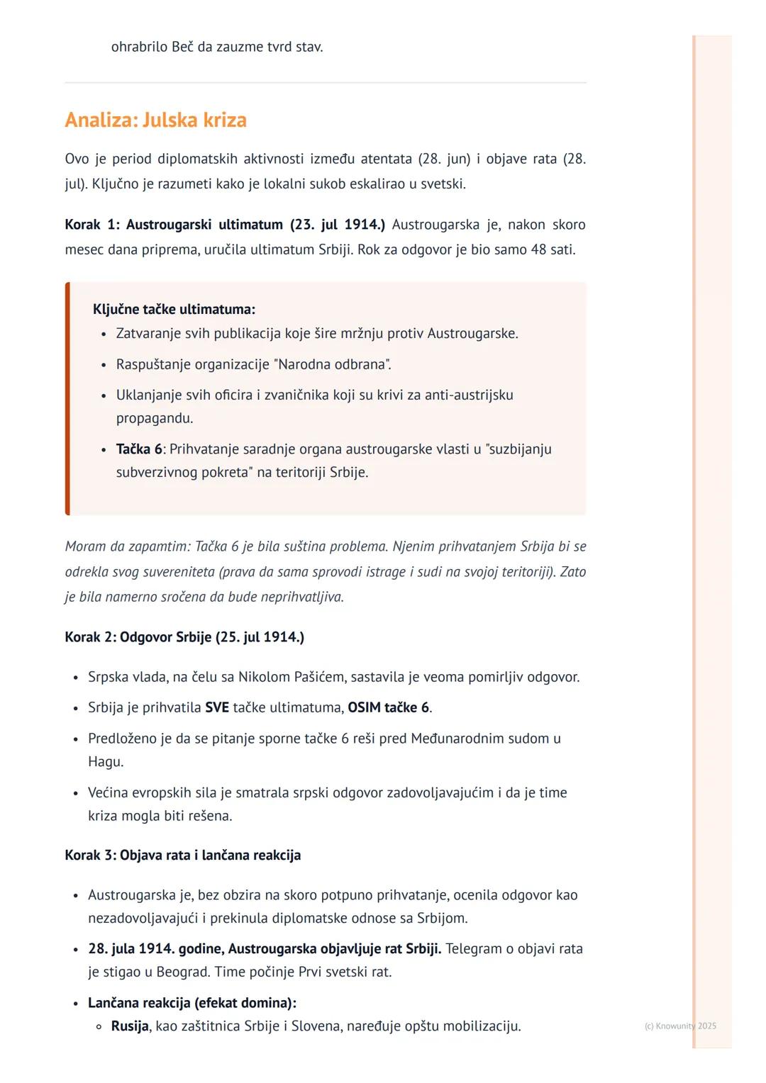 # Sarajevski atentat i početak rata

Situacija pred atentat

Evropa je početkom 20. veka bila kao "bure baruta". Postojale su velike napetos